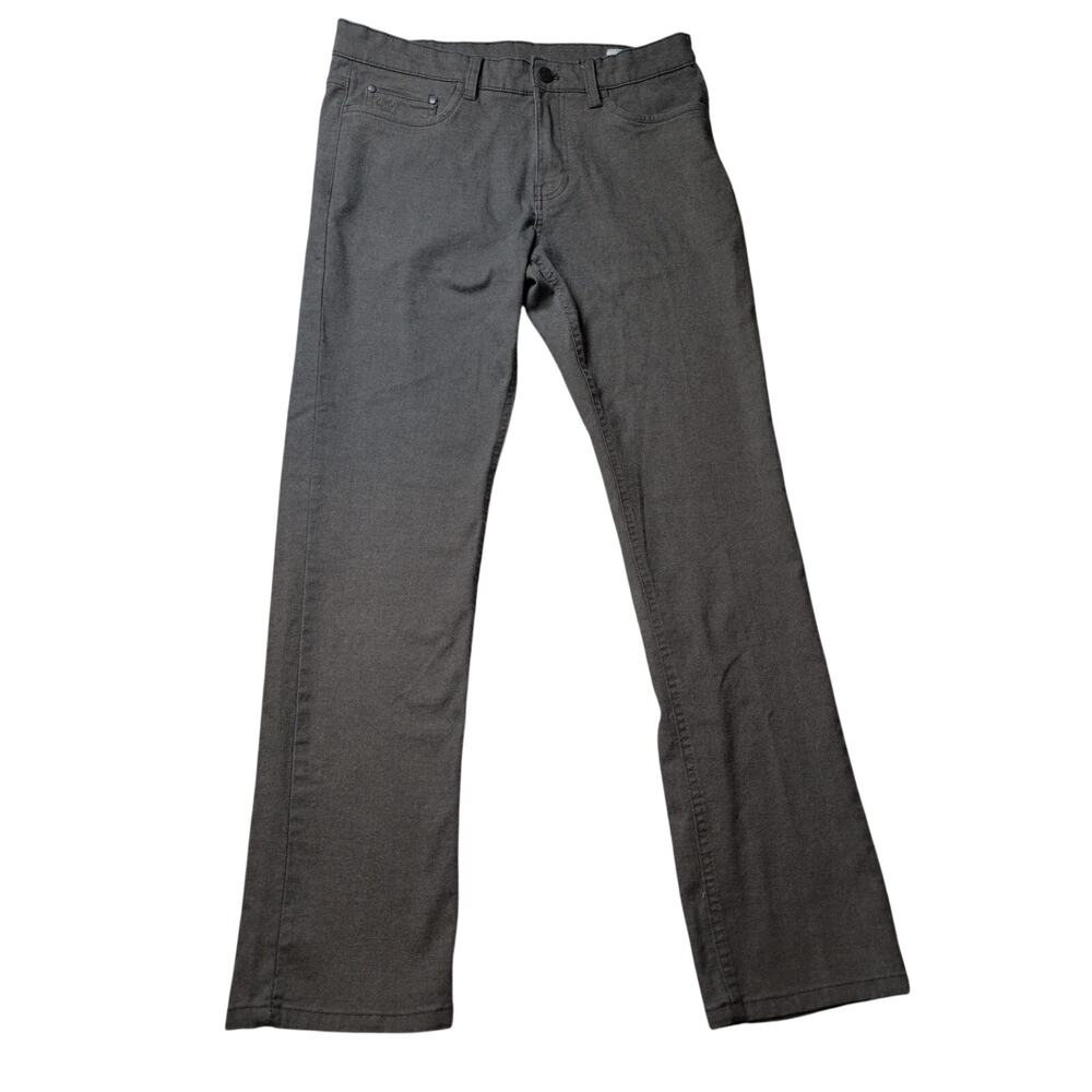 English Laundry TruTemp 365 Mens 32x32 Brown Straight Leg Stretch Pants
